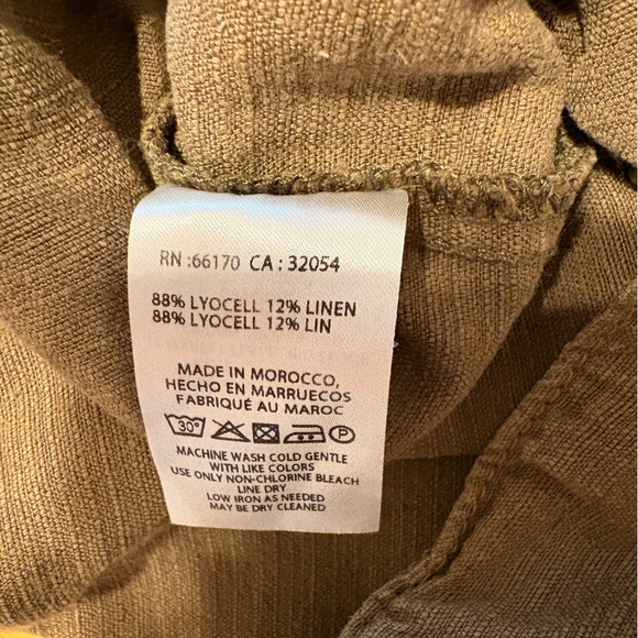 Anthropologie Cropped Wide Leg High Waist Pants - Picture 5 of 5